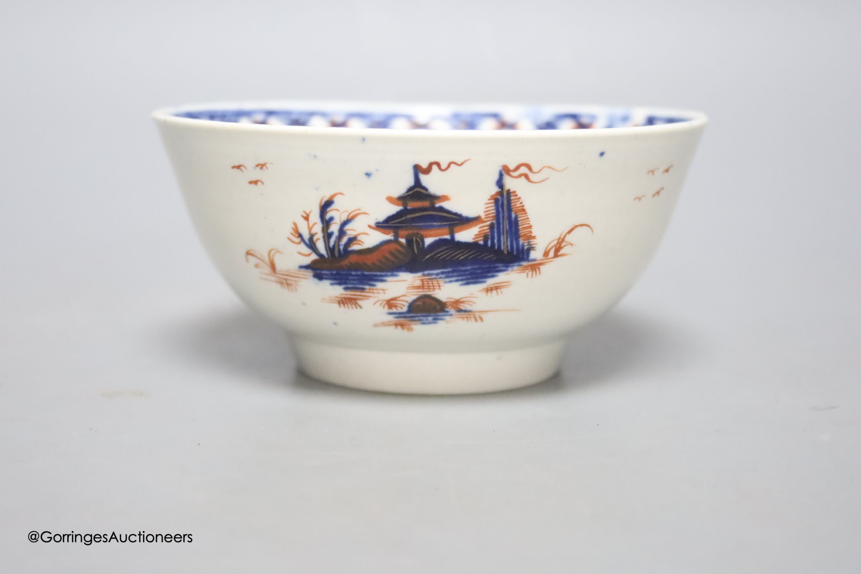 A Seth Pennington, Liverpool sugar bowl, diameter 12.5cm